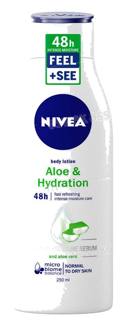 LAIT CORPS A L’ALOE VERA PEAUX NORMALES A SECHES 250ML NIVEA