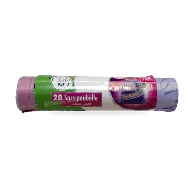 SAC POUBELLE PARFUME 15L 20 UNITES CHIKINET