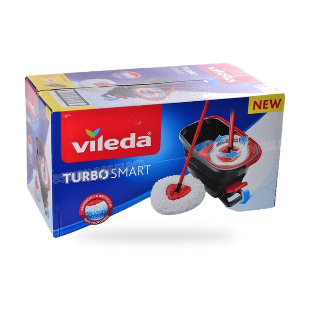 SEAU ESSOREUR ET BALAI FLEXIBLE A FRANGES VILEDA