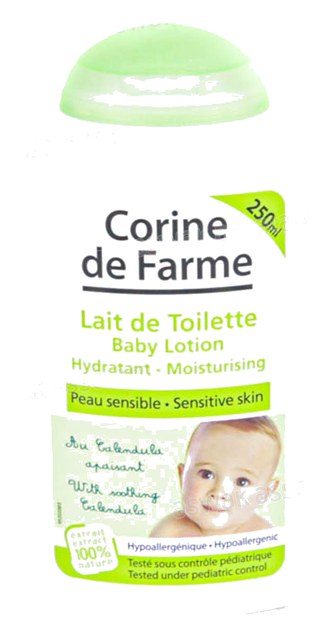 LAIT DE TOILETTE 250ML CORINE DE FARME