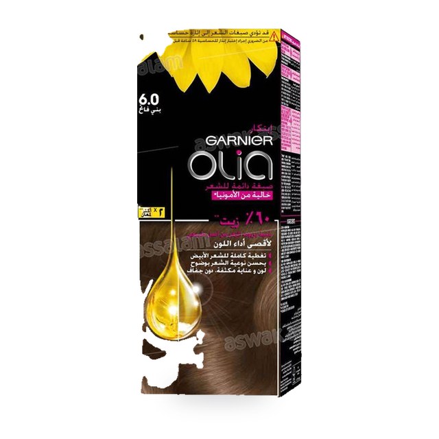 COLORATION 6.0 CHATAIN TRES CLAIR OLIA GARNIER