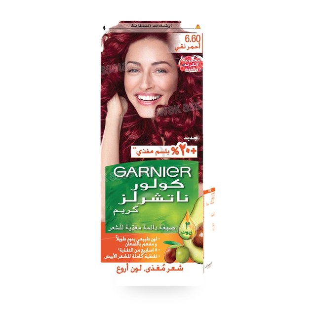 COLORATION 6.60 ROUGE ARDENT PUR COLOR NATURALS GARNIER