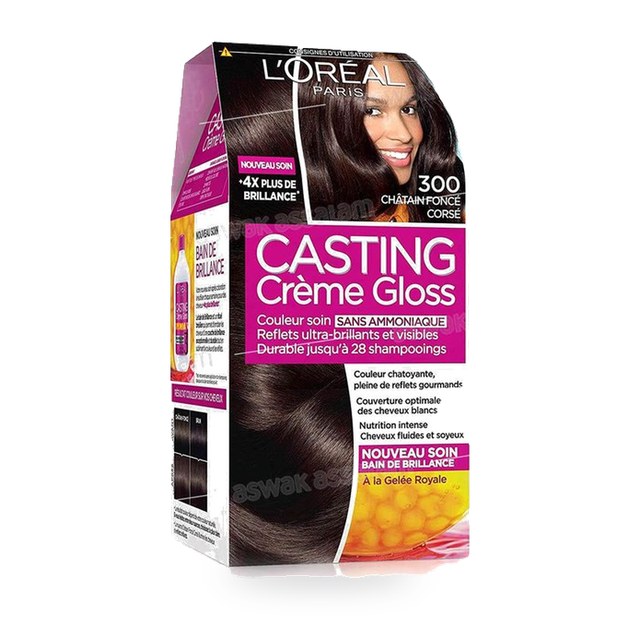 COLORATION CREME CHATAIN FONCE 300 CASTING