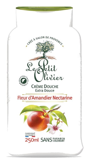 CREME DOUCHE FLEUR D’AMANDIER NECTARINE 250ML LE PETIT OLIVIER