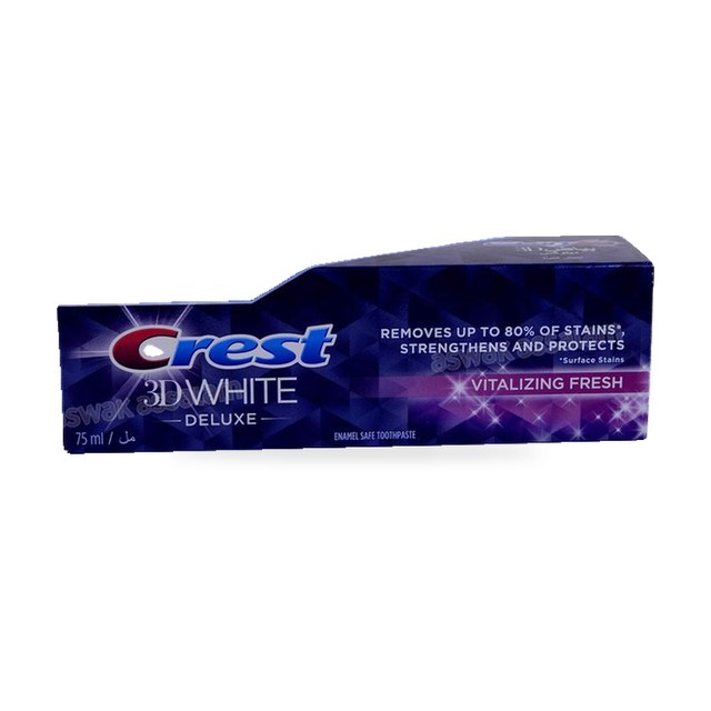 DENTIFRICE 3D WHITE DELUXE VITALIZING FRESH 75ML CREST