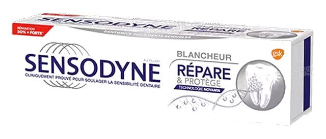 DENTIFRICE BLANCHEUR REPARE ET PROTEGE 75ML SENSODYNE