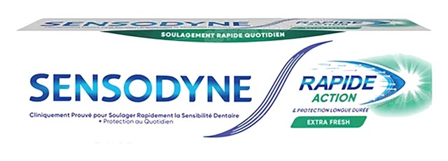 DENTIFRICE RAPIDE ACTION EXTRA FRESH 75ML SENSODYNE