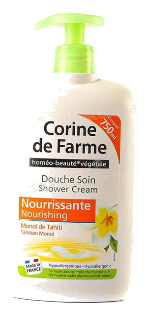 DOUCHE SOIN NOURRISSANTE AU MONOI DE TAHITI 750ML CORINE DE FARME