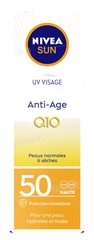 ECRAN ANTI-AGE PEAUX NOMALES A SECHES Q10 SPF 50 NIVEA SUN