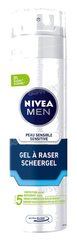GEL A RASER POUR PEAUX SENSIBLES SANS ALCOOL 200ML NIVEA MEN