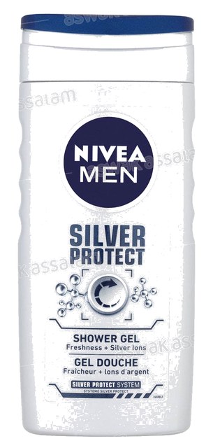 GEL DOUCHE SILVER PROTECT 250ML NIVEA MEN