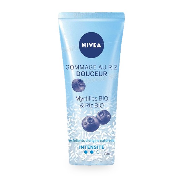 GOMMAGE DOUCEUR AU RIZ ET MYRTILLES BIO 75ML NIVEA