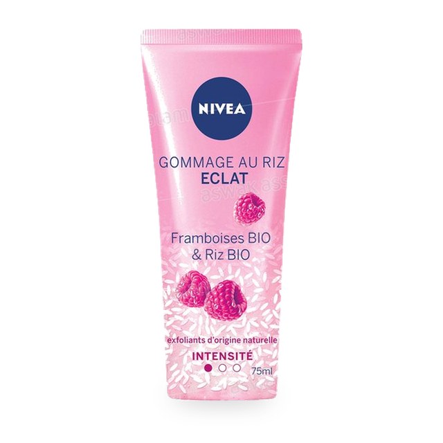 GOMMAGE ECLAT AUX FRAMBOISES ET AU RIZ BIO NIVEA