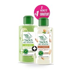 Lot de 2 gels douche 250ml – TAOUS