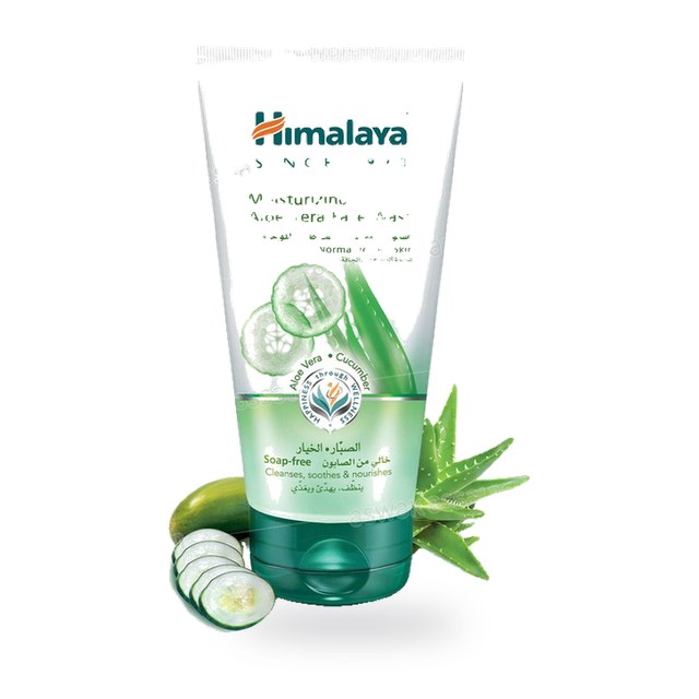 NETTOYANT VISAGE APPAISANT ET NOURISSANT A L’ALOE VERA ET CONCOMBRE 150ML HIMALAYA