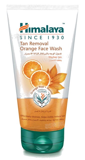 NETTOYANT VISAGE ECLAIRCISSANT A L’ORANGE 150ML HIMALAYA