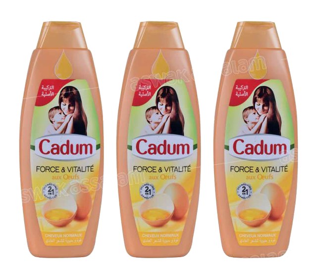 PACK DE 3 SHAMPOOING AUX UFS 190ML CADUM ( 2 ACHETES = 1 GRATUIT )