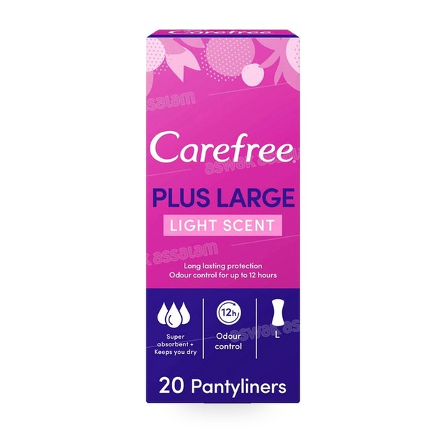 PROTECTION HYGIENIQUE PARFUME LARGE 20 UNITES CAREFREE