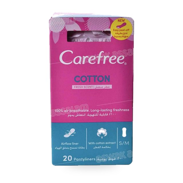 PROTECTION HYGIENIQUE PARFUMEE 20 UNITES CAREFREE