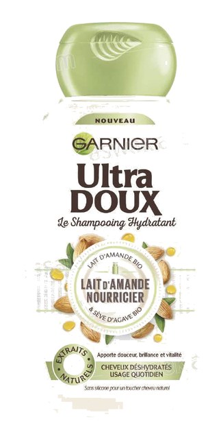 SHAMPOOING AU LAIT D’AMANDE 400ML ULTRA DOUX GARNIER