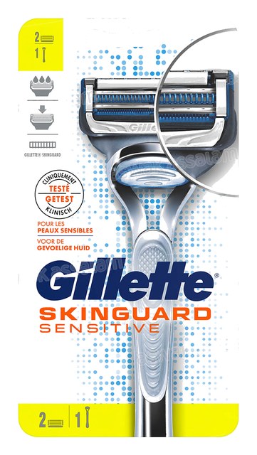 RASOIR + 2 RECHARGES SKINGUARD SENSITIVE GILLETTE