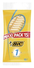 RASOIR 1 LAME SENSITIVE 15 UNITES BIC