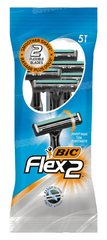 RASOIR 2 LAMES TETE PIVOTANTE 5 UNITES FLEX 2 BIC