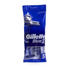 RASOIR BLEU II REGULAR 5 UNITES GILLETTE