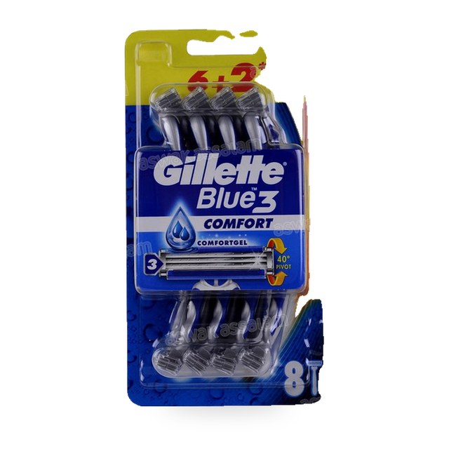 RASOIR BLUE 3 COMFORT 6 UNITES + 2 GRATUITES GILLETTE