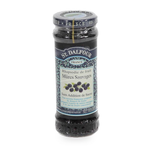 CONFITURE MURE SANS SUCRE 284G ST DALFOUR