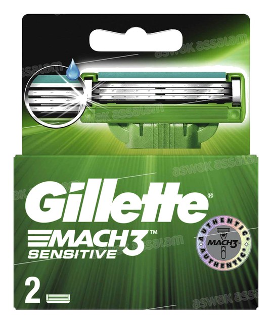 RECHARGE MACH 3 SENSITIVE 2 UNITES GILLETTE