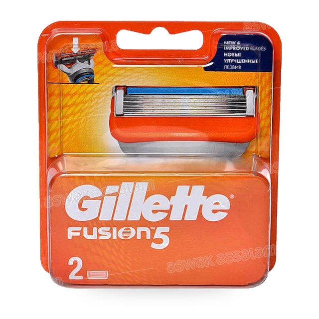 RECHARGES LAMES DE RASOIR FUSION 2 UNITES GILLETTE