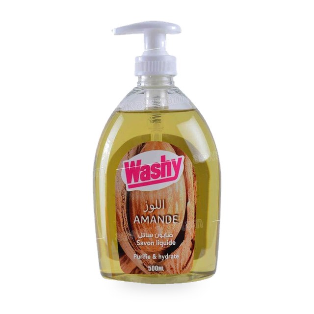 SAVON LIQUIDE AMANDE 500ML WASHY