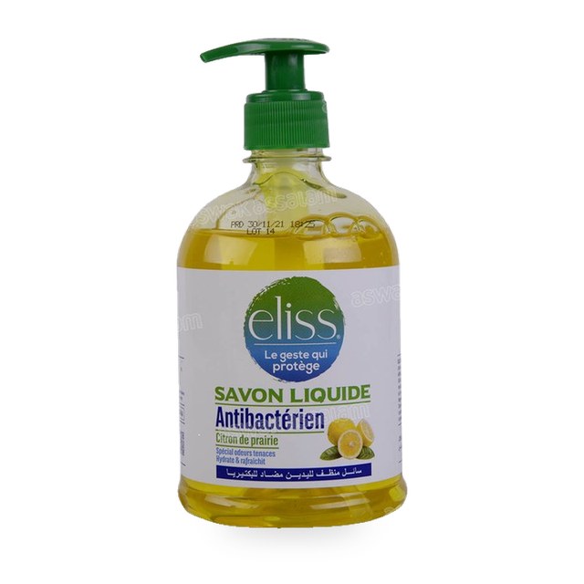 SAVON LIQUIDE ANTIBACTERIEN CITRON 500ML ELISS