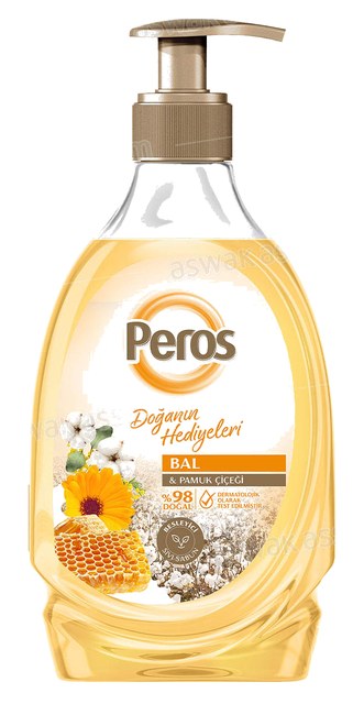 SAVON LIQUIDE AU MIEL ET A LA FLEUR DE COTON 400ML PEROS