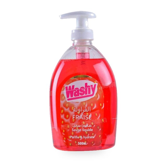 SAVON LIQUIDE FRAISE 500ML WASHY