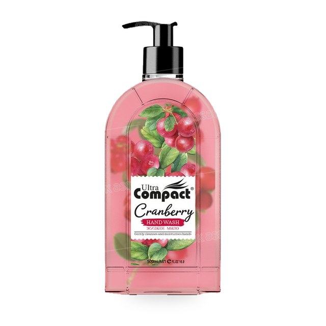 SAVON LIQUIDE MAINS CRANBERRY 500ML ULTRA COMPACT