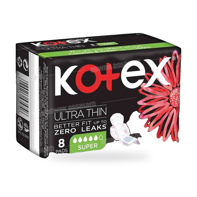 SERVIETTES HYGIENIQUES ULTRA FINES  8 UNITES KOTEX
