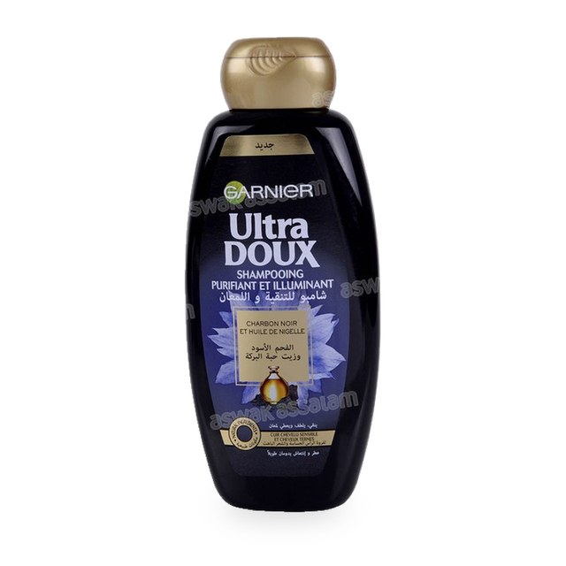 SHAMPOOING AU CHARBON NOIR ET HUILE DE NIGELLE POUR CUIR CHEVELU SENSIBLE 400ML ULTRA DOUX