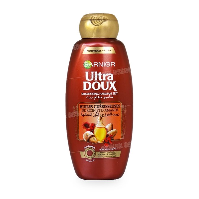 SHAMPOOING HUILE DE RICIN ET AMANDE 600ML ULTRA DOUX