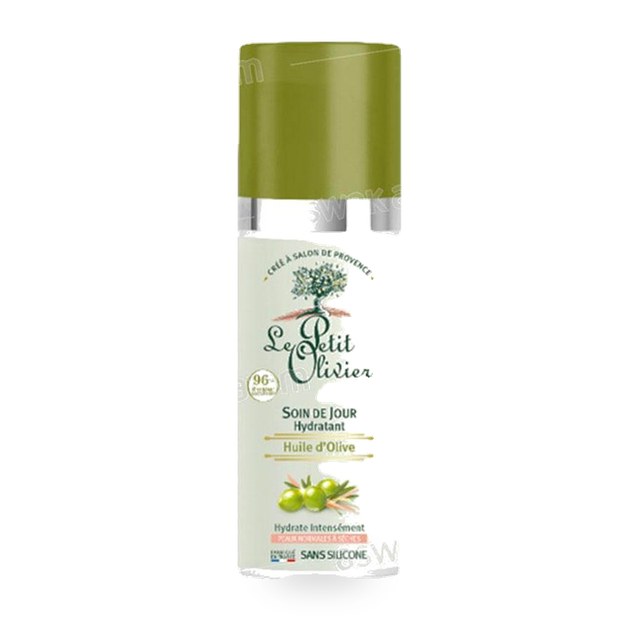 SOIN DE JOUR HYDRATANT HUILE D’OLIVE PEAUX NORMALES A SECHES LE PETIT OLIVIER
