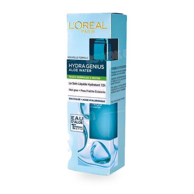 SOIN LIQUIDE HYDRATANT PEAUX NORMALES A MIXTES HYDRA GENIUS L’OREAL