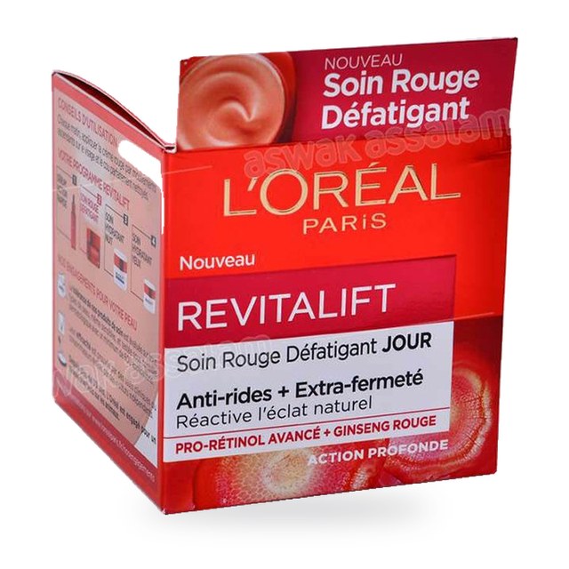 SOIN ROUGE DEFATIGANT JOUR 50ML REVITALIFT L’OREAL