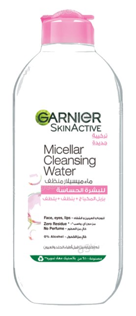 SOLUTION MICELLAIRE TOUT EN 1 POUR PEAUX SENSIBLES 400ML GARNIER