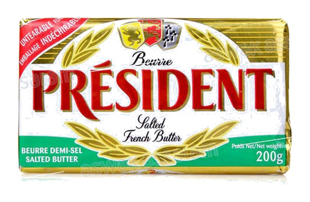 BEURRE 200G DEMI SEL PRESIDENT