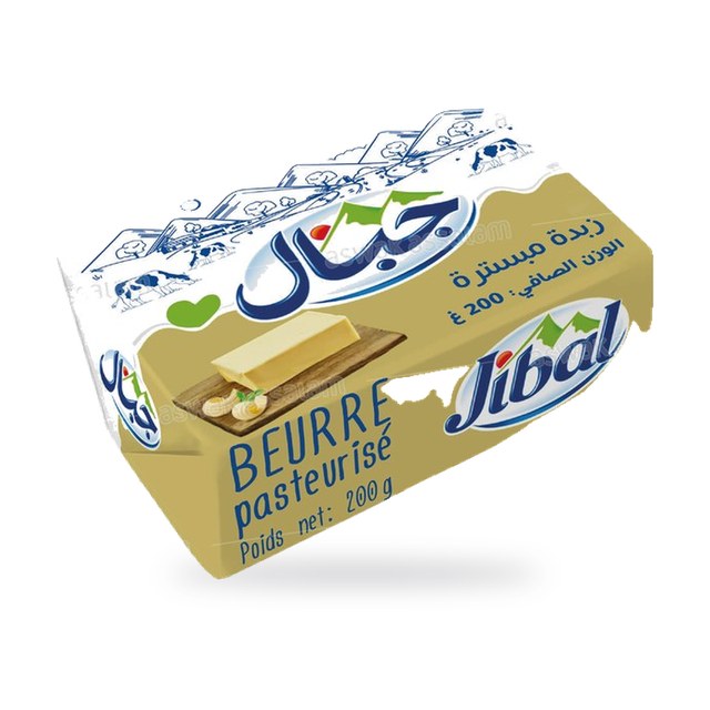 BEURRE PASTEURISE 82% MG 200G JIBAL