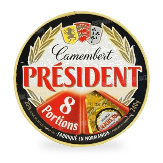 CAMEMBERT 240G 8 PORTIONS PRESIDENT