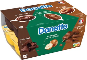 DANETTE CREME DESSERT CHOCOLAT 12*80G