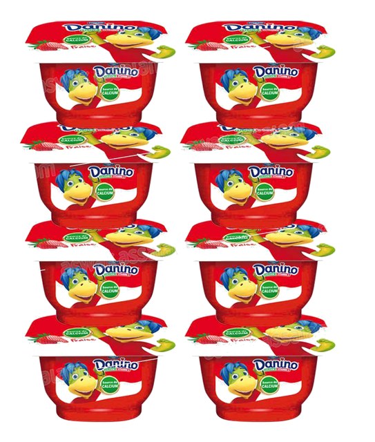 DANINO FRAISE 8*80G PACK DANONE