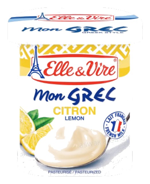 DESSERT LACTE MON GREG CITRON 125G ELLE&VIRE